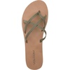 image:imageVolcom Womens New School Strappy Flip Flop Flat Slide SandalOlive