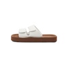image:imageVolcom Womens Volcation Slide Sandals  Recliner Comfort Foam Footbed Padded Strap Slipon SlidesWhite