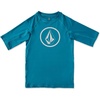 image:imageVolcom Boys Lido Solid Lycra Short Sleeve Rashguard 50 Uv ProtectionBarrier Reef