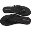 image:imageVolcom Womens Forever and Ever Flip Flop SandalBlack Out
