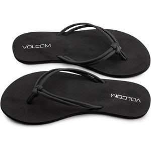 image:imageVolcom Womens Forever and Ever Flip Flop SandalBlack Out