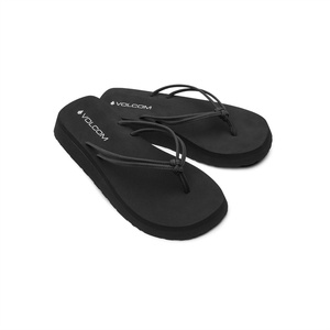 image:imageVolcom Womens Forever and Ever Flip Flop SandalBlackGreen