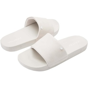 image:imageVolcom Womens Volcation Slide Sandals  Recliner Comfort Foam Footbed Padded Strap Slipon SlidesSky Grey