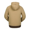 image:imageVolcom Mens Hydro Fleece Riding Hoodie  Waterrepellent Sweatshirt With Storm Hood amp ThumbholesDark Khaki