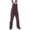 image:imageVolcom Womens Swift Bib Overall SnowpantBlack Plum S3