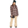 image:imageVolcom Womens Swift Bib Overall SnowpantSand S5