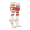 image:imageVolcom Womens Tundra Tech Light Weight Snowboard SockWhite S4