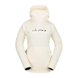 image:imageVolcom Mens Hydro Fleece Riding Hoodie  Waterrepellent Sweatshirt With Storm Hood amp ThumbholesMoonbeam S4