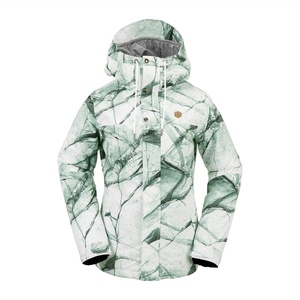 image:imageVolcom Womens Bolt Insulated Snowboard Ski Winter Hooded JacketWhite Ice S4