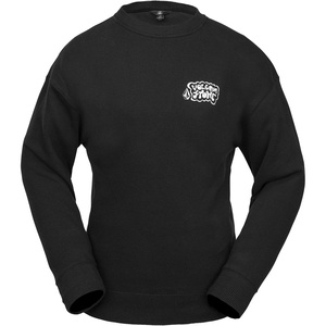 image:imageVolcom Womens Essential Crew Fleece Snowboard Winter SweatshirtBlack S5