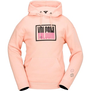 image:imageVolcom Womens Essential Hooded Snowboard Riding Fleece HoodieCoral Haze S5