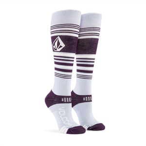 image:imageVolcom Womens Tundra Tech Light Weight Snowboard SockLilac Ash S4
