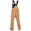 image:imageVolcom Womens Creston Stretch Snowboard Ski Bib Overall SnowpantCaramel S3