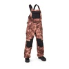 image:imageVolcom Womens Creston Stretch Snowboard Ski Bib Overall SnowpantPink Salt Wash S4