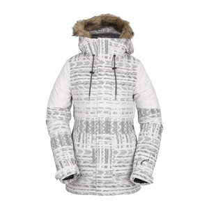 image:imageVolcom Womens Shadow Insulated Snowboard Ski Winter Hooded JacketStone