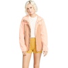 image:imageVolcom Womens Enemy Stone Hooded Zip Front Windbreaker Jacket Regular amp Plus SizeCoral