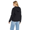 image:imageVolcom Womens Enemy Stone Hooded Zip Front Windbreaker JacketBlack 1