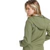 image:imageVolcom Womens Enemy Stone Hooded Zip Front Windbreaker JacketMoss