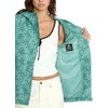 image:imageVolcom Womens Enemy Stone Hooded Zip Front Windbreaker JacketStormy Blue