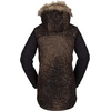 image:imageVolcom Womens Fawn Insulated Snowboard Ski Winter Hooded JacketBlack Combo