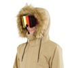 image:imageVolcom Womens Fawn Insulated Snowboard Ski Winter Hooded JacketDark Khaki S4