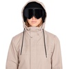 image:imageVolcom Womens Fawn Insulated Snowboard Ski Winter Hooded JacketSand S3