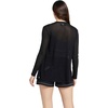 image:imageVolcom Womens Go Go Wrap Open Front Cardigan Sweater Regular amp Plus SizeBlack 3