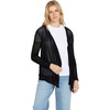 image:imageVolcom Womens Go Go Wrap Open Front Cardigan Sweater Regular amp Plus SizeBlack 3