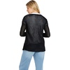 image:imageVolcom Womens Go Go Wrap Open Front Cardigan Sweater Regular amp Plus SizeBlack 3