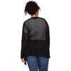 image:imageVolcom Womens Go Go Wrap Open Front Cardigan Sweater Regular amp Plus SizeBlack
