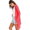 image:imageVolcom Womens Go Go Wrap Open Front Cardigan Sweater Regular amp Plus SizeElectric Coral
