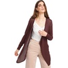 image:imageVolcom Womens Go Go Wrap Open Front Cardigan Sweater Regular amp Plus SizeEspresso