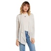 image:imageVolcom Womens Go Go Wrap Open Front Cardigan Sweater Regular amp Plus SizeOatmeal