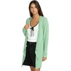 image:imageVolcom Womens Go Go Wrap Open Front Cardigan Sweater Regular amp Plus SizeSea Green