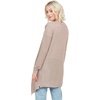 image:imageVolcom Womens Go Go Wrap Open Front Cardigan Sweater Regular amp Plus SizeStone 1