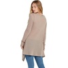 image:imageVolcom Womens Go Go Wrap Open Front Cardigan Sweater Regular amp Plus SizeStone