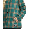 image:imageVolcom Womens Hooded Flannel Snowboard Ski Winter Hooded Shirt JacketAtlantic
