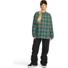 image:imageVolcom Womens Hooded Flannel Snowboard Ski Winter Hooded Shirt JacketAtlantic