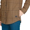 image:imageVolcom Womens Hooded Flannel Snowboard Ski Winter Hooded Shirt JacketCaramel S3