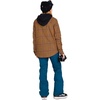 image:imageVolcom Womens Hooded Flannel Snowboard Ski Winter Hooded Shirt JacketCaramel S3