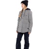 image:imageVolcom Womens Hooded Flannel Snowboard Ski Winter Hooded Shirt JacketMoonbeam S4