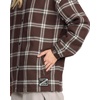 image:imageVolcom Womens Hooded Flannel Snowboard Ski Winter Hooded Shirt JacketOxblood