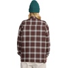 image:imageVolcom Womens Hooded Flannel Snowboard Ski Winter Hooded Shirt JacketOxblood