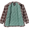 image:imageVolcom Womens Hooded Flannel Snowboard Ski Winter Hooded Shirt JacketOxblood