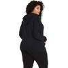 image:imageVolcom Womens Lil Zip Up Hooded Fleece SweatshirtBlack