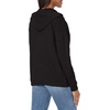 image:imageVolcom Womens Lil Zip Up Hooded Fleece SweatshirtBlack Black Black