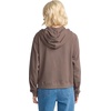 image:imageVolcom Womens Lil Zip Up Hooded Fleece SweatshirtBlack Plum