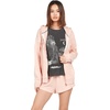 image:imageVolcom Womens Lil Zip Up Hooded Fleece SweatshirtHazey Pink