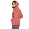 image:imageVolcom Womens Lil Zip Up Hooded Fleece SweatshirtRosewood