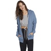 image:imageVolcom Womens Lil Zip Up Hooded Fleece SweatshirtSandy Indigo